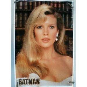 BATMAN VICKI VALE POSTER KIM BASSINGER Vintage MOVIE 1989 PIN UP WALL 23x36 5121